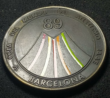 Médaille - Medal - 1989 - España / Spain - Copa Del Mundo De Atletismo - Estadi Olimpic De Montejuic - Scarce Medal - Otros & Sin Clasificación