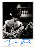 Foto-karte Mit Autogramm Von Teresa Stratas, Kanadische Opernsängerin, Original-Signatur, - Autographs