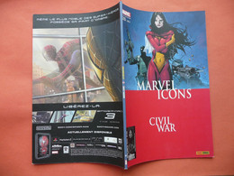 MARVEL ICONS N 25 MAI 2007 COLLECTOR EDITION CIVIL WAR MARVEL PANINI COMICS TRES BON ETAT - Marvel France