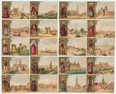 Série Complète - Costumes Et Vues De La Bretagne - Impr. Mouillot (MO3-1) - 112x72 Mm - Autres