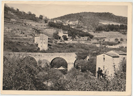 30 - LE MAZEL - PHOTO - Route De VALLERAUGUE En 1957 - Taille 18x13cm - Gard - Other & Unclassified