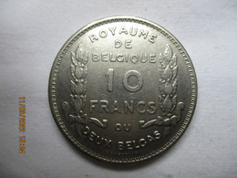 Belgique: 10 Francs 1930 - 10 Francs & 2 Belgas