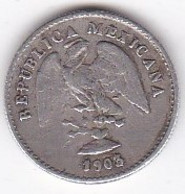 Mexique 5 Centavos 1903 Mo M, En Argent , KM# 400.2 - México