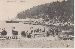 CPA Port D'Alon - La Calanque (très Jolie Scène) - Le Lavandou