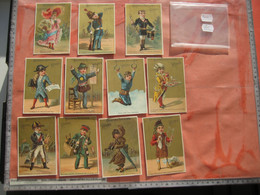11 Cartes  Anno C1883 LITHO Chromos, Printer Imprimeur F.  APPEL Kalender - Very GOOD, 7cm5X11cm Reims Galeries REMOiSES - Small : ...-1900