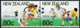 1991 New Zealand Football Association SG 1587-8 / Sc 1022 / YT 1102-3 / Mi 1158-9 MNH / Neuf Sans Ch / Postfrisch - Unused Stamps