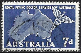 Australia 1957 - Mi 278 - YT Pa 9 ( Service " Flying Doctor " ) - Oblitérés