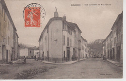 CPA Cogolin - Rue Gambetta Et Rue Hoche - Cogolin