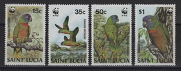 Sainte Lucie - N°882 à 885 - Faune - Oiseaux - Cote 16.50€ - ** Neuf Sans Charniere - St.Lucie (1979-...)