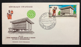 RWANDA, Uncirculated FDC, « Union Africaine », « Telecommunications », 1971 - 1970-1979