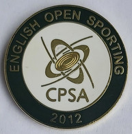 English Open Sporting (CPSA) Clay Pigeon Shooting Association 2012 Archery Shooting PINS BADGES A5/4 - Archery