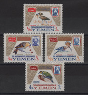 Yemen - N°183 à 186 - Faune - Oiseaux - Cote 8.50€ - ** Neuf Sans Charniere - Jemen