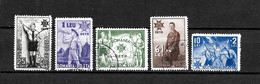 LOTE 1613  ///  RUMANIA    YVERT Nº: 481/485   CATALOG./COTE: 42€     ¡¡¡¡ LIQUIDATION !!!! - Usati