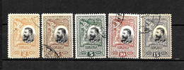 LOTE 1613  ///  RUMANIA    YVERT Nº: 182/186   ¡¡¡¡ LIQUIDATION !!!! - Used Stamps