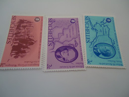 SEYCHELLES  MNH   STAMPS 3 ANNIVERSARIES - Seychelles (1976-...)