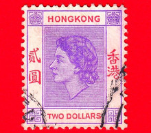 HONG KONG - Usato - 1954 - Regina Elisabetta II (1954-1960) - Two Dollars - 2 - Gebraucht