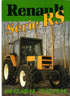 1984 AGRICULTURE DOCUMENTATION TECHNIQUE ET PUBLICITAIRE TRACTEURS RENAULT SERIE RS B.E. VOIR SCANS - Advertising
