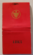 A.KHALIL MEA,VINTAGE MATCHBOOK,BOOKMATCH - Boites D'allumettes