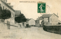 S8695 Cpa 63 Montaigut - Arrivée - Montaigut