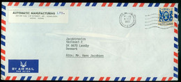 Br Hong Kong Airmail Cover Sent To Denmark, Laasby | Kowloon, 6.10.1983 (Automatic Manufacturing Ltd) - Briefe U. Dokumente