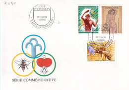 Luxembourg 1986 - FDC Jahresereignisse (7.650) - Storia Postale