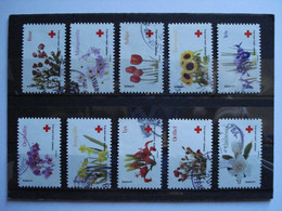 Série Complète Oblitérée **** Cachet Rond Croix Rouge 2014 - Adhesive Stamps