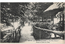 95   Butry - Plage   Par Auvers Sur Oise   -   Le  Pere Goujon  -  Chemin  Au  Bords De L'oise - Butry