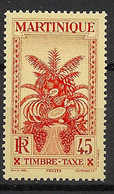 MARTINIQUE - 1933 - Taxe TT N°Yv. 17 - Palmiers 45c - Neuf Luxe ** / MNH / Postfrisch - Portomarken