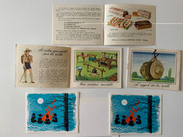 Scoutisme / Appel De La Route (3 Albums Pub LU) + 3 Cartes Correspondance éditées Par éclaireurs De France Circa1990 - Advertising