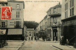 Joinville * 1908 * Angles De La Grande Rue Et De La Rue De L'étape * Commerce Magasin E. EMERIQUE - Joinville