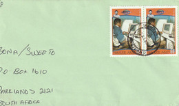 Swaziland Cover - 1999 - Weltpostverein UPU Universal Postal Union 125th Anniversary Internet Cafe Computer - Swaziland (1968-...)