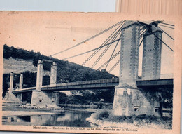 82 / MONTECH / PONT SUSPENDU SUR LA GARONNE - Montech