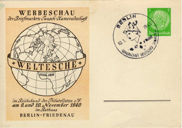 Drittes Reich 1940 Mi PP 126 C 28-02 Mit SST Tag Der Briefmarke (1943) [100422KIV] - Enteros Postales Privados