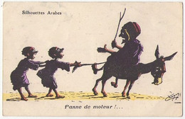 (Illustrateurs) 039, Chagny, Silhouettes Arabes - Panne De Moteur, Alger - Chagny