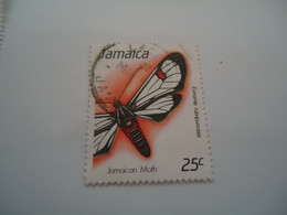 JAMAICA   USED STAMPS  MOTH INCECTS - Jamaica (1962-...)