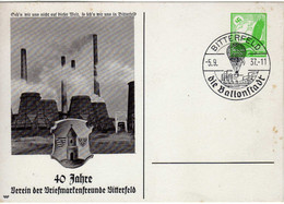 Drittes Reich 1937 Mi PP 142 D 1 Mit SST [100422KIV] - Private Postal Stationery