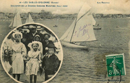 Les Sables D'olonne * Les Régates , Souvenir De La Grande Semaine Maritime Aout 1909 * N°18 - Sables D'Olonne