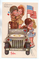 (Illustrateurs) 1249, Leclerc, SP, Guerre 39-45 Libération Humour Enfants Jeep - Leclerc