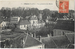 95  Chars  - Vue Generale  Et La Mairie - Chars