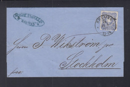 Dt. Reich Brief 1877 Bremen Nach Stockholm - Briefe U. Dokumente