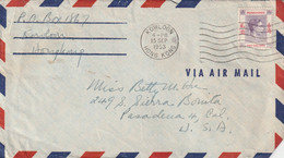 Hong Kong 1953 Cover Mailed - Briefe U. Dokumente