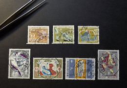 Belgie Belgique - 1959 - OPB/COB  N° 1114/1120 ( 7 Values ) - Antiteringzegels -  Belgische Legenden - Obl. Merksem - Usati