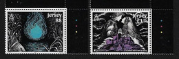 JERSEY - EUROPA 2022 -" STORIES &  MYTHS ".- SET Of 2 STAMPS With EUROPE LOGO MINT - CH - 2022