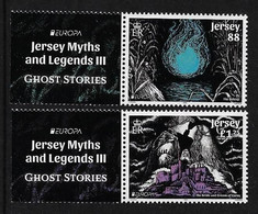JERSEY - EUROPA 2022 -" STORIES &  MYTHS ".- SET Of 2 STAMPS With EUROPE LOGO MINT - CH - 2022