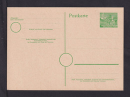 10 Pf. Grün Ganzsache (P 19I) - Ungebraucht - Postcards - Mint