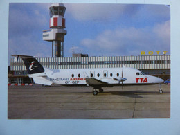 TRANS TRAVEL AIRLINES  BEECH 1900D   /   AIRLINE ISSUE / CARTE COMPAGNIE - 1946-....: Modern Era