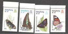 HONG KONG 1979:Michel353-6mnh**with Margins BUTTERFLIES - Unused Stamps