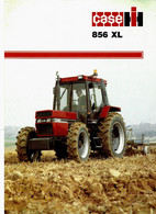 1983  AGRICULTURE DOCUMENTATION PUBLICITAIRE TRACTEURS CASE Hi 856 XL B.E. VOIR SCANS - Publicités