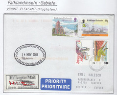 Falkland Islands 2005 Cover  Ca Post Office Mount Pleasant Ca Mount Pleasant 24.11.05  (FL212B) - Falkland Islands