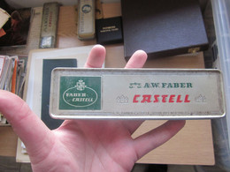 Pencil Box,A W Faber Castell Stein Bei Nurnberg Tin - Zinn